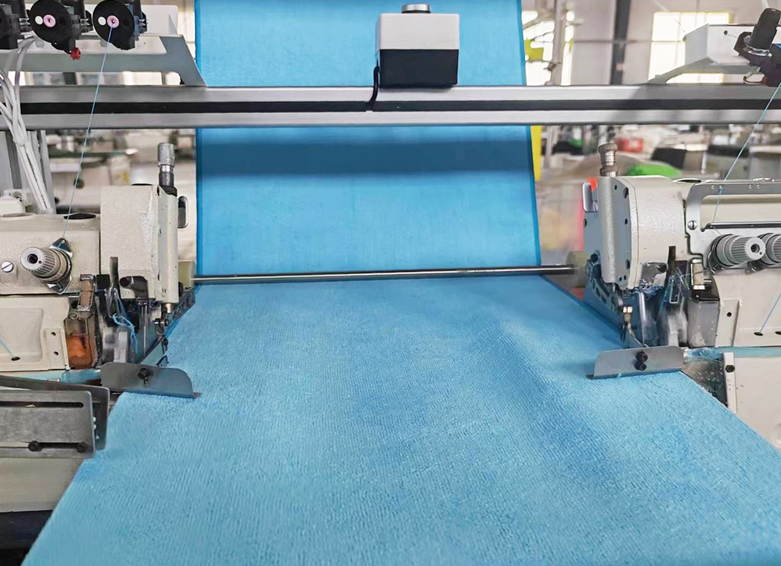 Microfiber Towel Manufacturer China Meet Clean factory interior showing production line