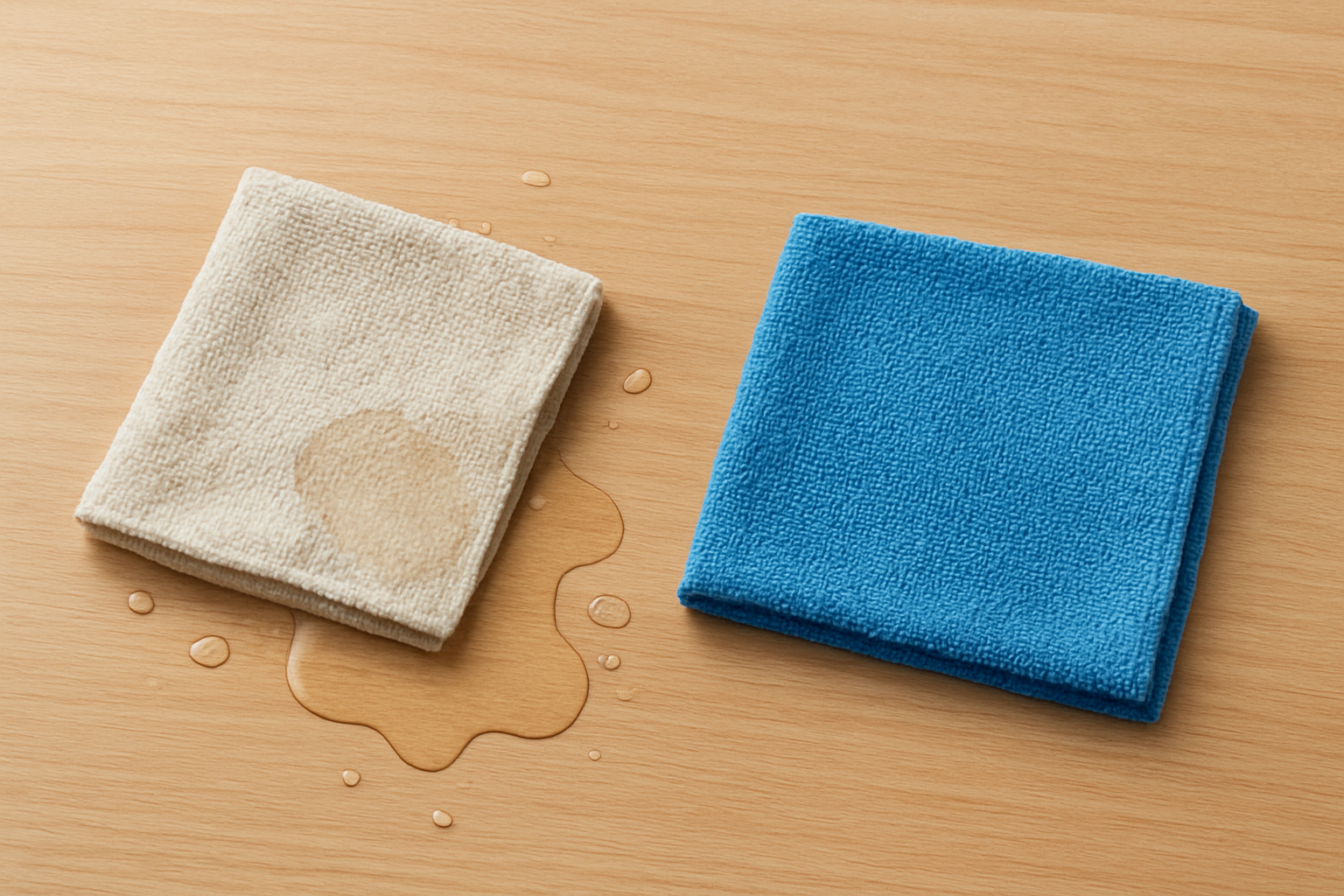 Microfiber cloths Absorption