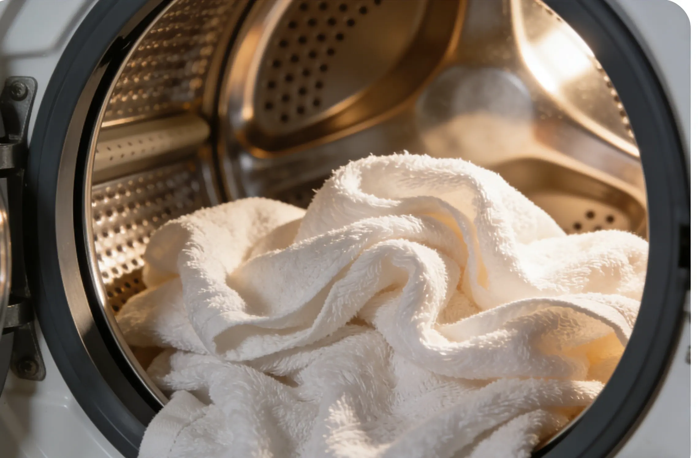 Washing Microfiber Towels a person easily loading lightweight microfiber towels into a washing machine