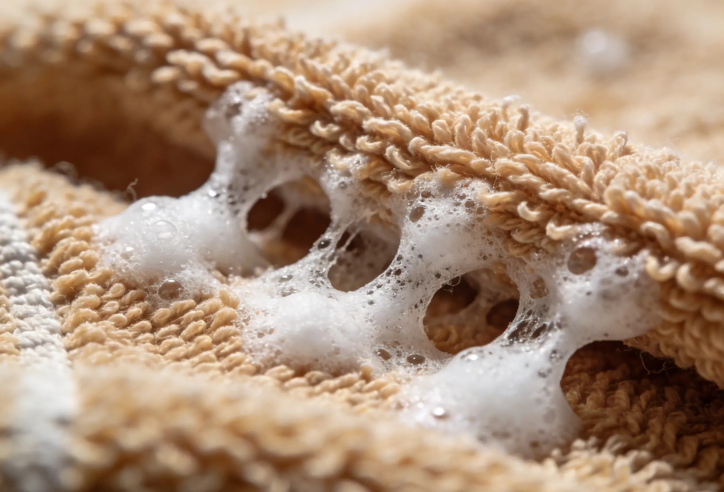 A stiff and ineffective microfiber towel