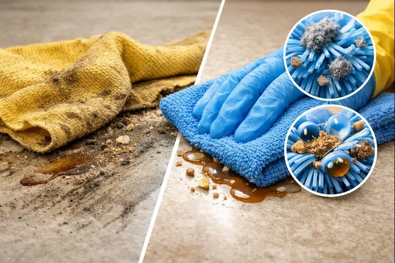 Microfiber Texture close up of microfiber cloth texture