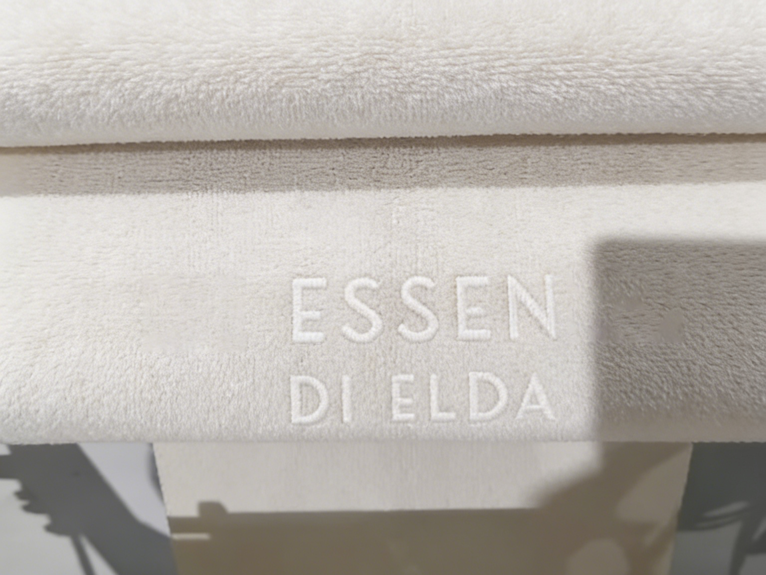 Custom Logo on Microfiber Towel Heat-pressed logo on a microfiber towel