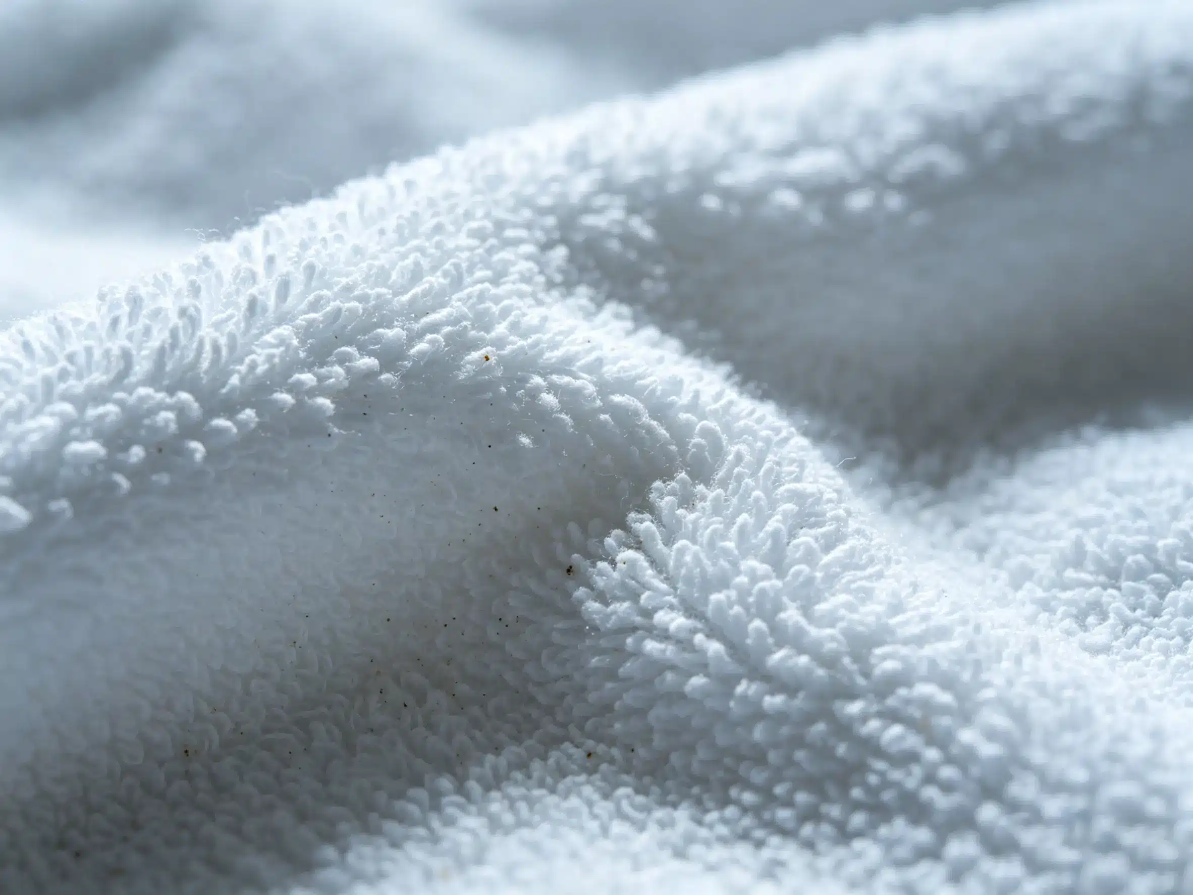 Close-up of microfiber texture