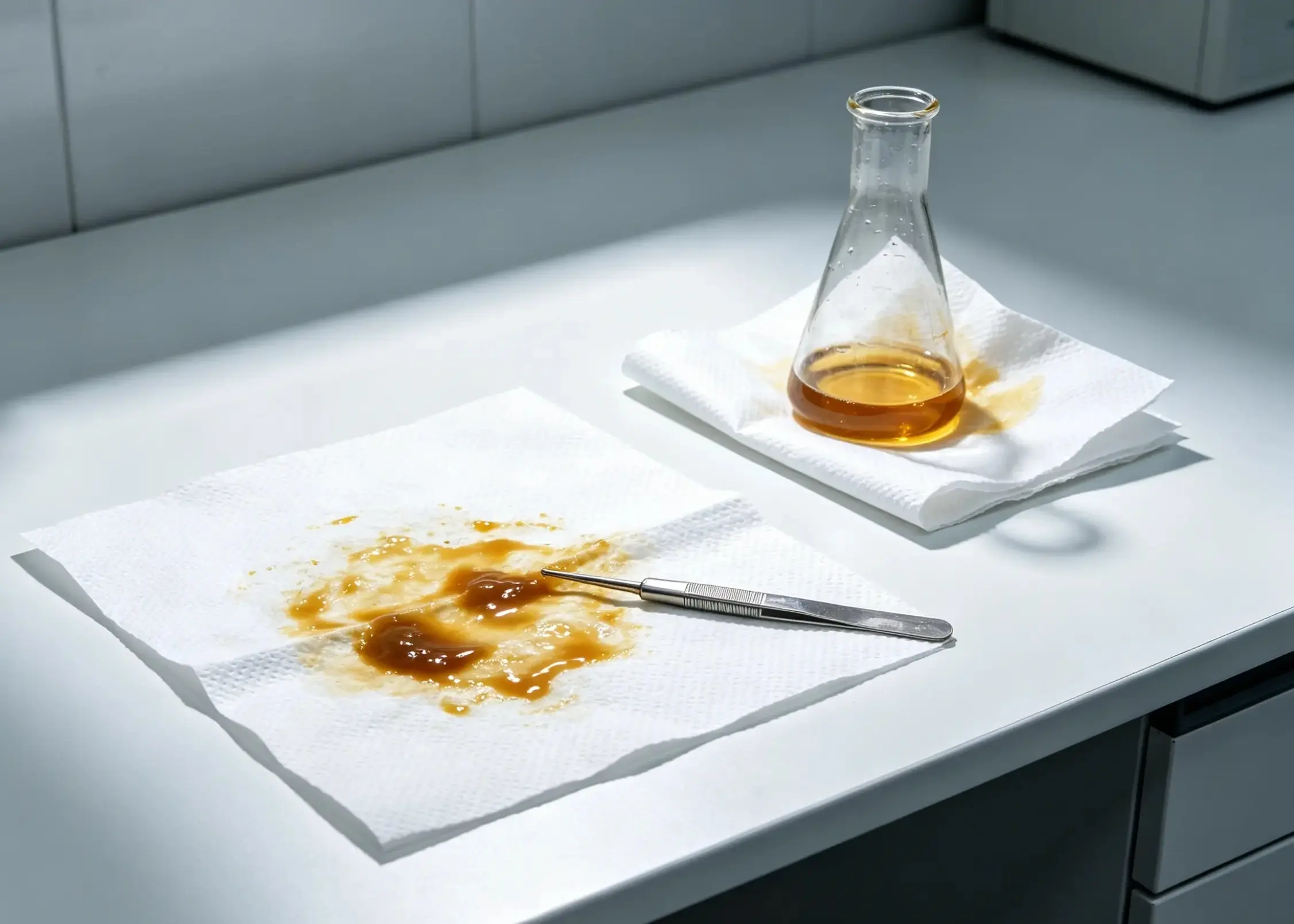 a person using a paper towel to clean up raw chicken juices