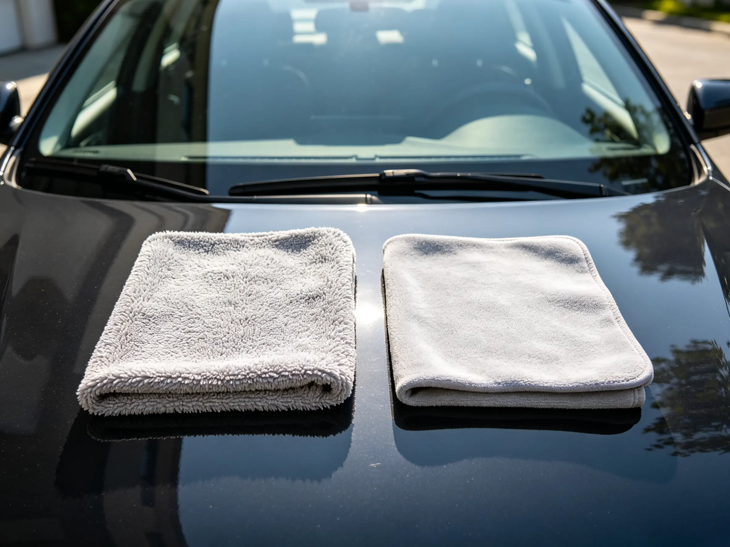 Streak-Free Shine with Microfiber a perfectly clean and streak-free glass window