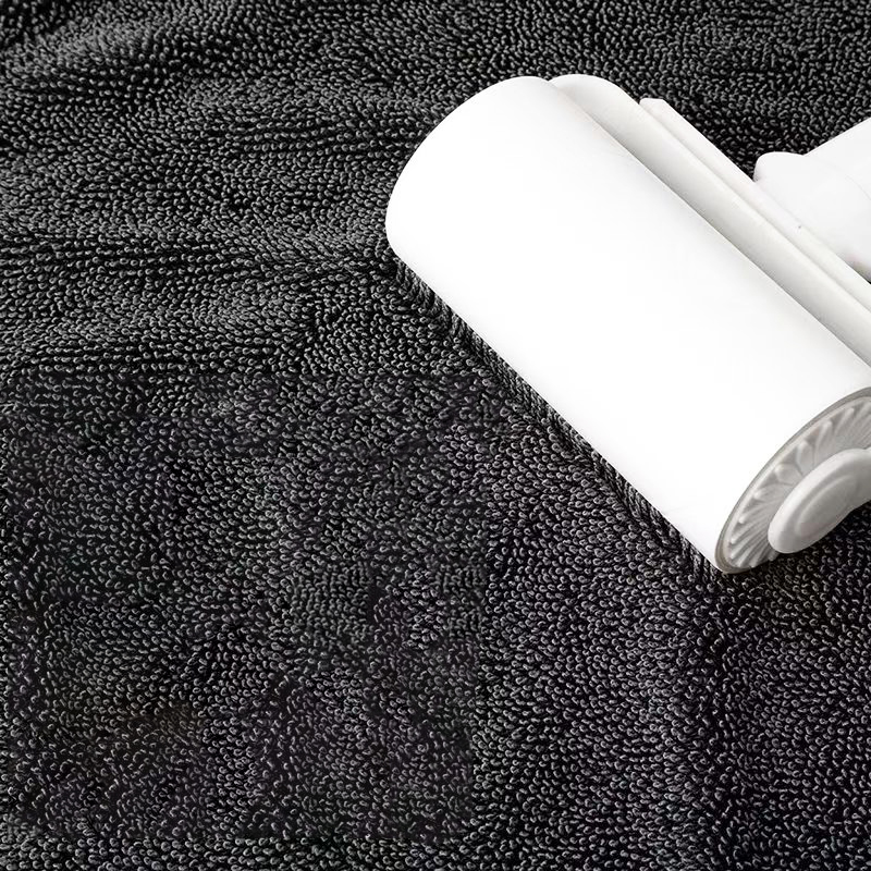 Twisted ring car cleaning cloth does not shed lint